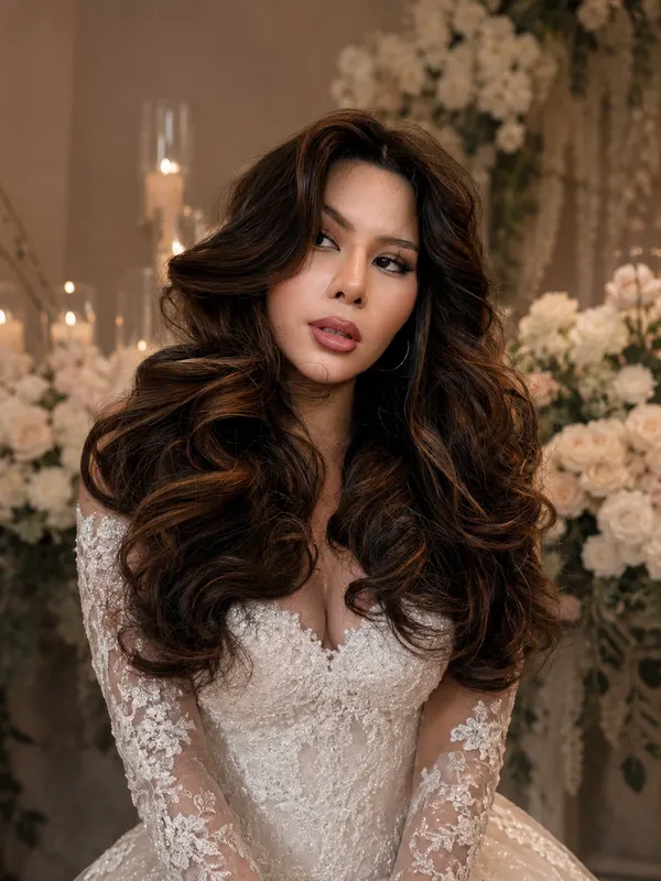 Bridal hair by Andrés — 1 of 3